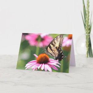 Yellow Swallowtail Butterfly Greeting Card