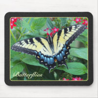 Yellow Swallowtail Butterfly Mousepad