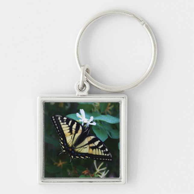 Yellow Swallowtail Keychain (Front)