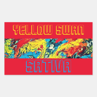 YELLOW SWAN SATIVA STICKER