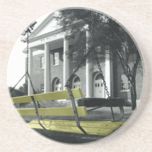 Yellow Swing UMHB Coaster