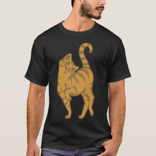 Yellow Tabby Orange Tabby Cat Cute Kitty Kitteh T-Shirt