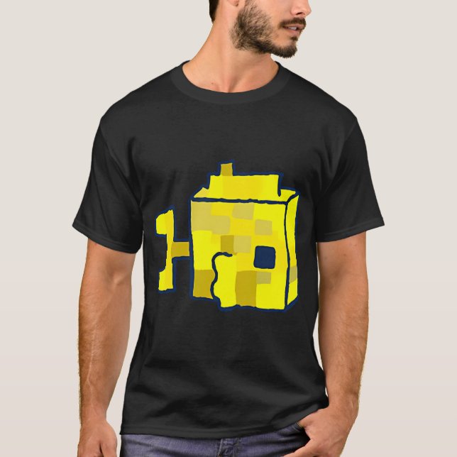 Yellow Tang Minecraft T-Shirt (Front)