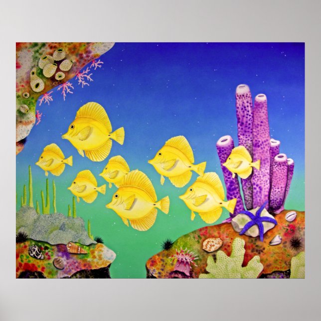 Yellow Tang School Poster (Front)