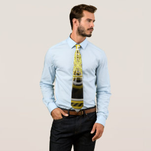 Yellow Tape Roller Coaster Ride on Fractal Rails Tie