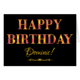 Yellow Tartan on Black Birthday to Personalize