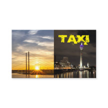 Yellow TAXI day and night taxi driver cabdriver