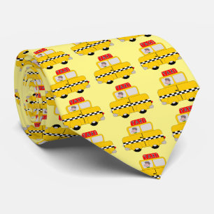 Yellow Taxi Design Tie