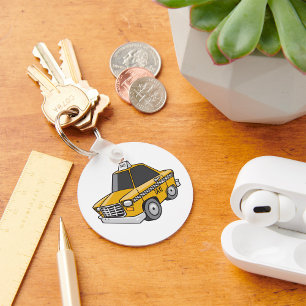 Yellow Taxi Keychain