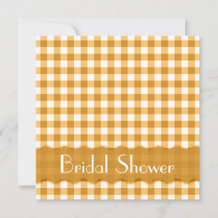 Yellow Tea Party Bridal Shower Invitation