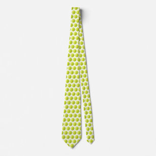 Yellow Tennis Ball Tie