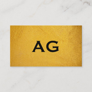 Yellow Texture Business Card