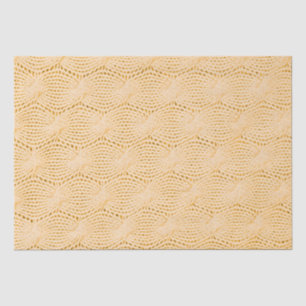 Yellow Texture Tissue Paper