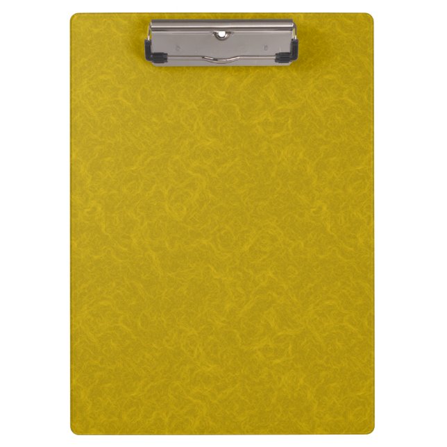 Yellow textured surface with  swirling pattern clipboard (Front)