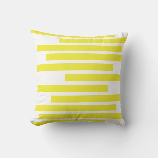 Yellow Throw Pillow (Front)