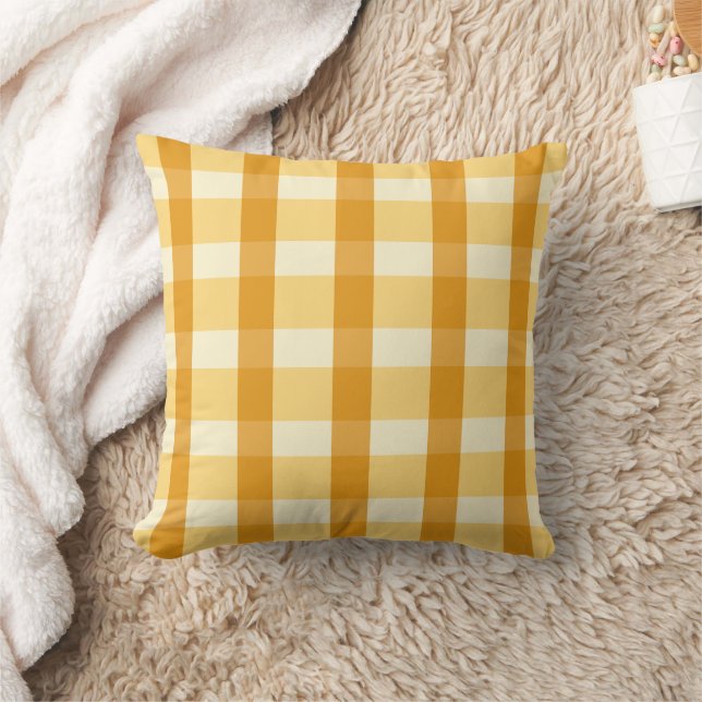 Yellow Throw Pillow – Vibrant & Cozy (Blanket)