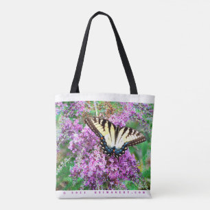 Yellow Tiger Swallowtail Butterfly Tote Bag