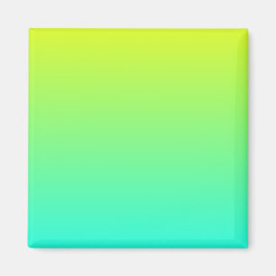 Yellow to Aqua Gradient Magnet