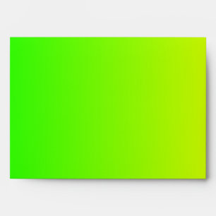 Yellow to Green Gradient Envelopes