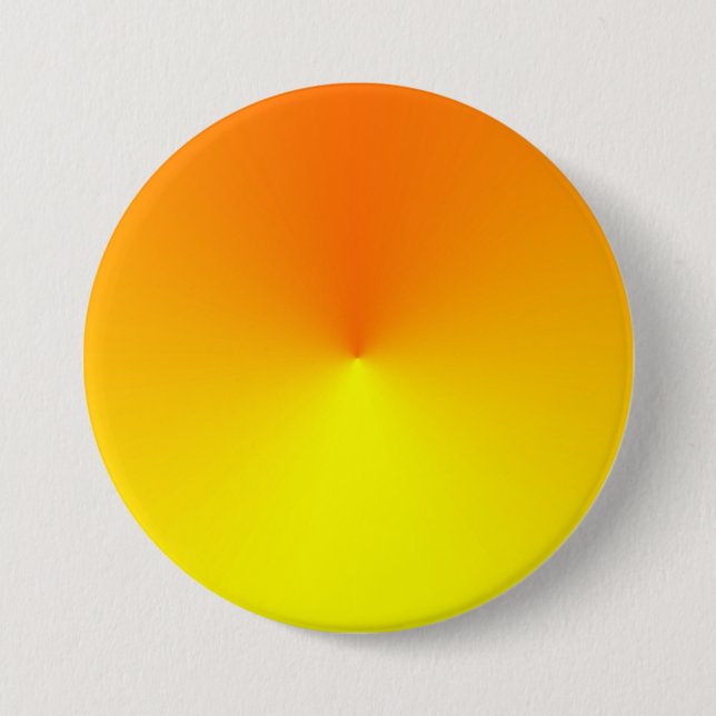 Yellow to Orange Gradient - Customized Template 3 Inch Round Button (Front)