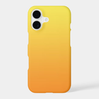 Yellow to Orange Gradient, Minimalist Sunset Ombre