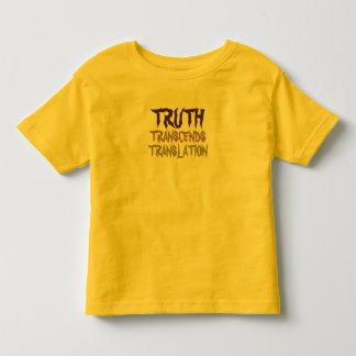 YELLOW TODDLER T-SHIRT