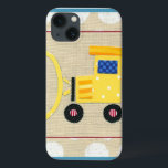 Yellow Toy Bulldozer Truck by Chariklia Zarris iPhone 13 Case<br><div class="desc">Is your child interested in construction? Then satisfy their curiosity with this print of a yellow toy bulldozer truck by Chariklia Zarris. You can feel the earth move underneath the giant wheels of this vehicle. Order yours now!</div>