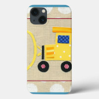 Yellow Toy Bulldozer Truck by Chariklia Zarris