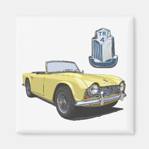 Yellow TR4 Magnet