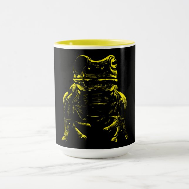 Yellow Tree Frog Mug (Center)
