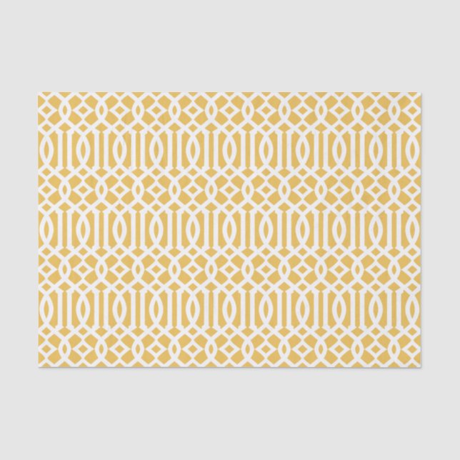 Yellow Trellis | Tissue Paper (Front)