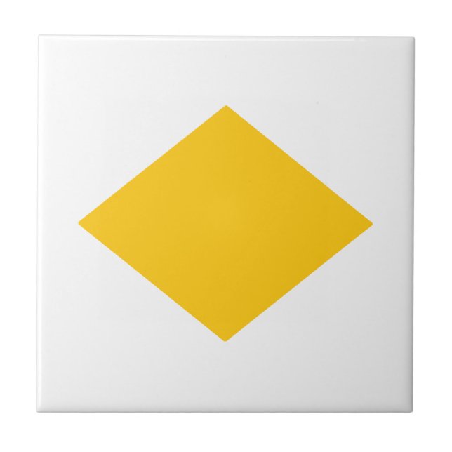yellow triangle tile (Front)