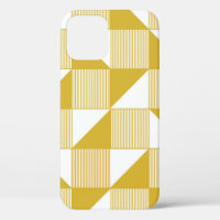 Yellow Triangles: Linear Seamless Pattern.