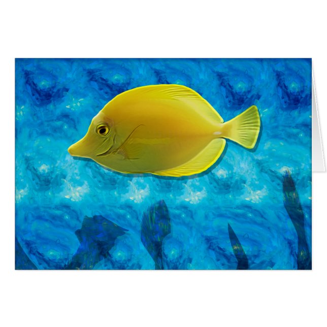 Yellow Tropical Fish (Front Horizontal)