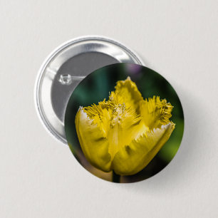 Yellow Tulip 2 Inch Round Button