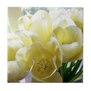Yellow Tulip Bouquet Tile