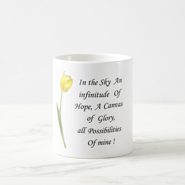 Yellow Tulip Coffee Mug (Center)
