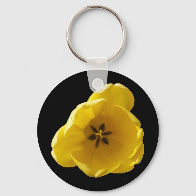 Yellow Tulip Keychain (Front)
