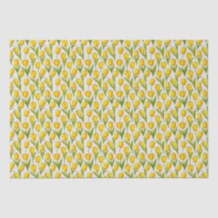 Yellow Tulips Tissue Paper