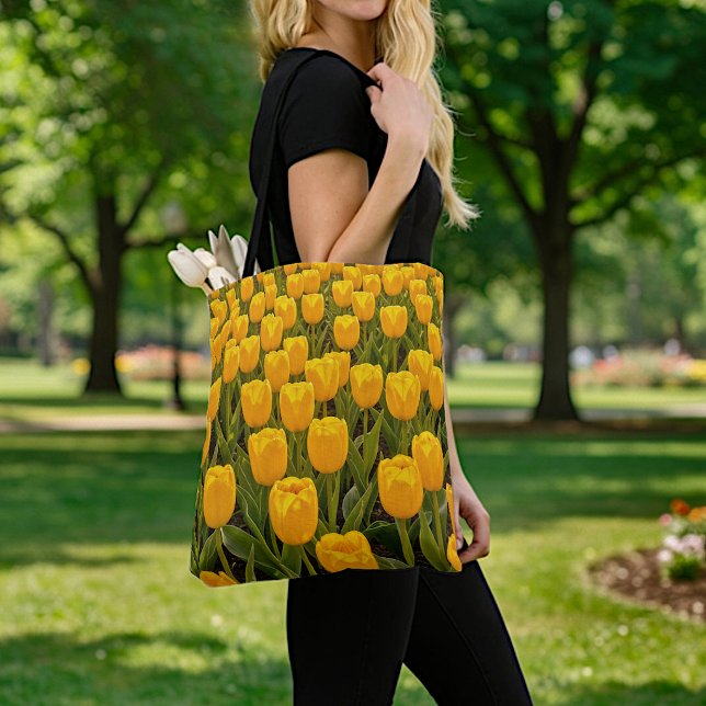Yellow Tulips Tote Bag (Creator Uploaded)