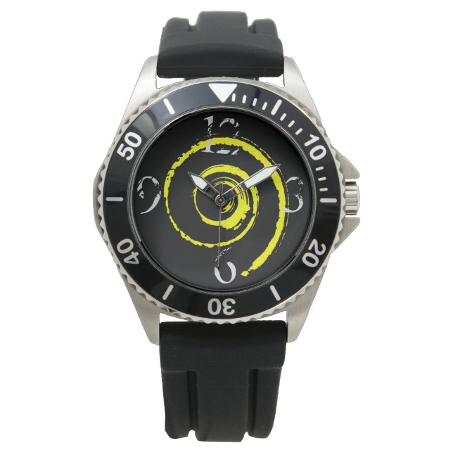 Yellow Twirl Watch (Front)