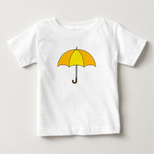 Yellow Umbrella Baby T-Shirt
