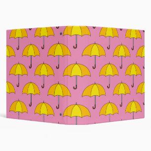 Yellow Umbrella Binder