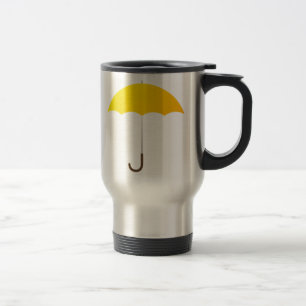 Yellow Umbrella Travel Mug