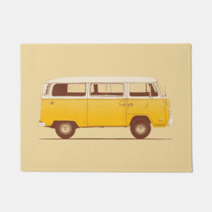 Yellow Van   Florent Bodart Doormat