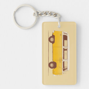 Yellow Van   Florent Bodart Keychain