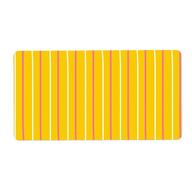 Yellow Vertical Stripe Pattern (Front)