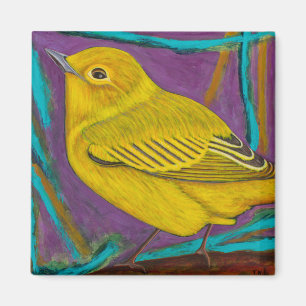 Yellow warbler magnet