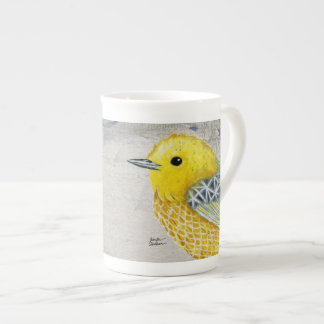 Yellow Warbler Tilly Vintage Bone China Mug