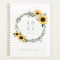Yellow Watercolor Sunflowers & Wildflower Wreath